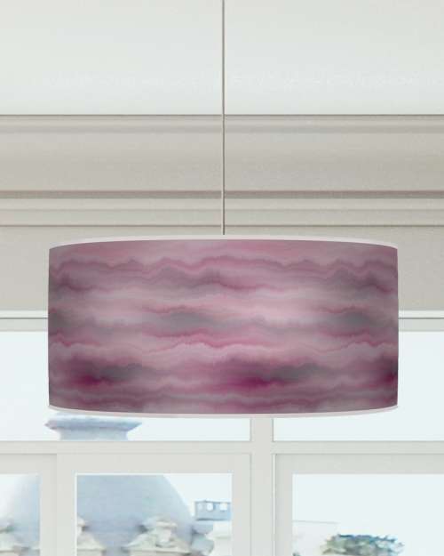 Marble Effect Lampshade Purple Lilac Ceiling Light Drum Lamp Shade dz153